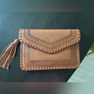 Brand New! Cute Brown Clutch